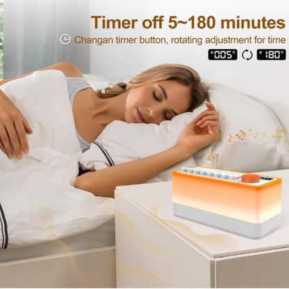 Sleep Aid with White Noise & Night Light